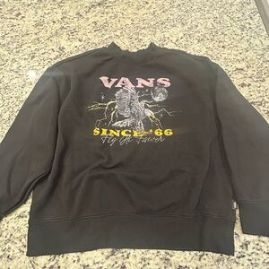 Vans‎ Black Graphic Crewneck Sweater